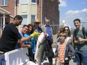 Anything can happen on a Jane's Walk. The big catch from 2011 in Rockaway Beach. 