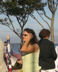 Jill Weber at Tribute Park,   copyright 2011 Vivian R. Carter.   